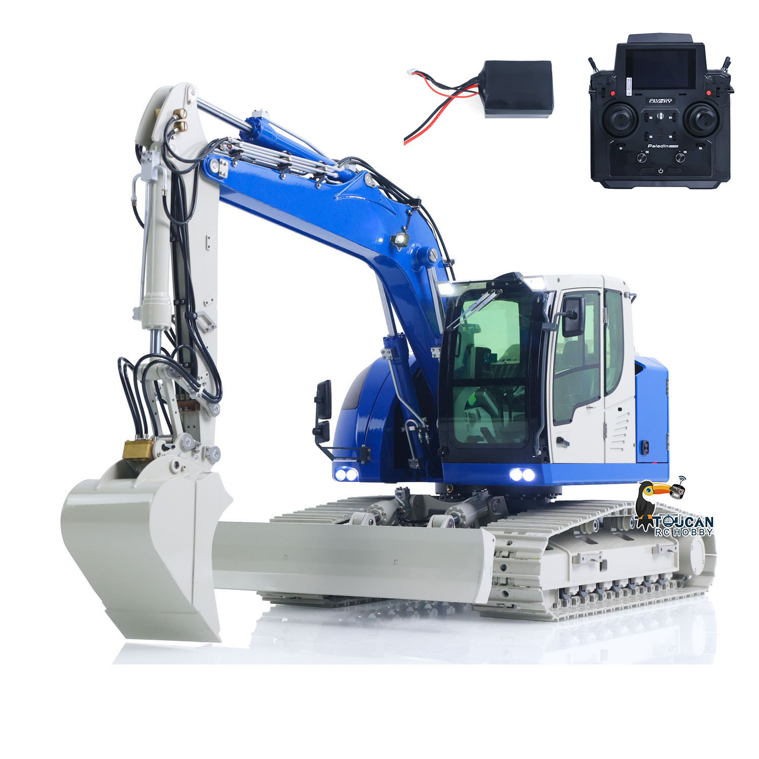 Rc Hobby Excavator - 1/14 7-канальный гидравлический экскаватор с дистанционным
