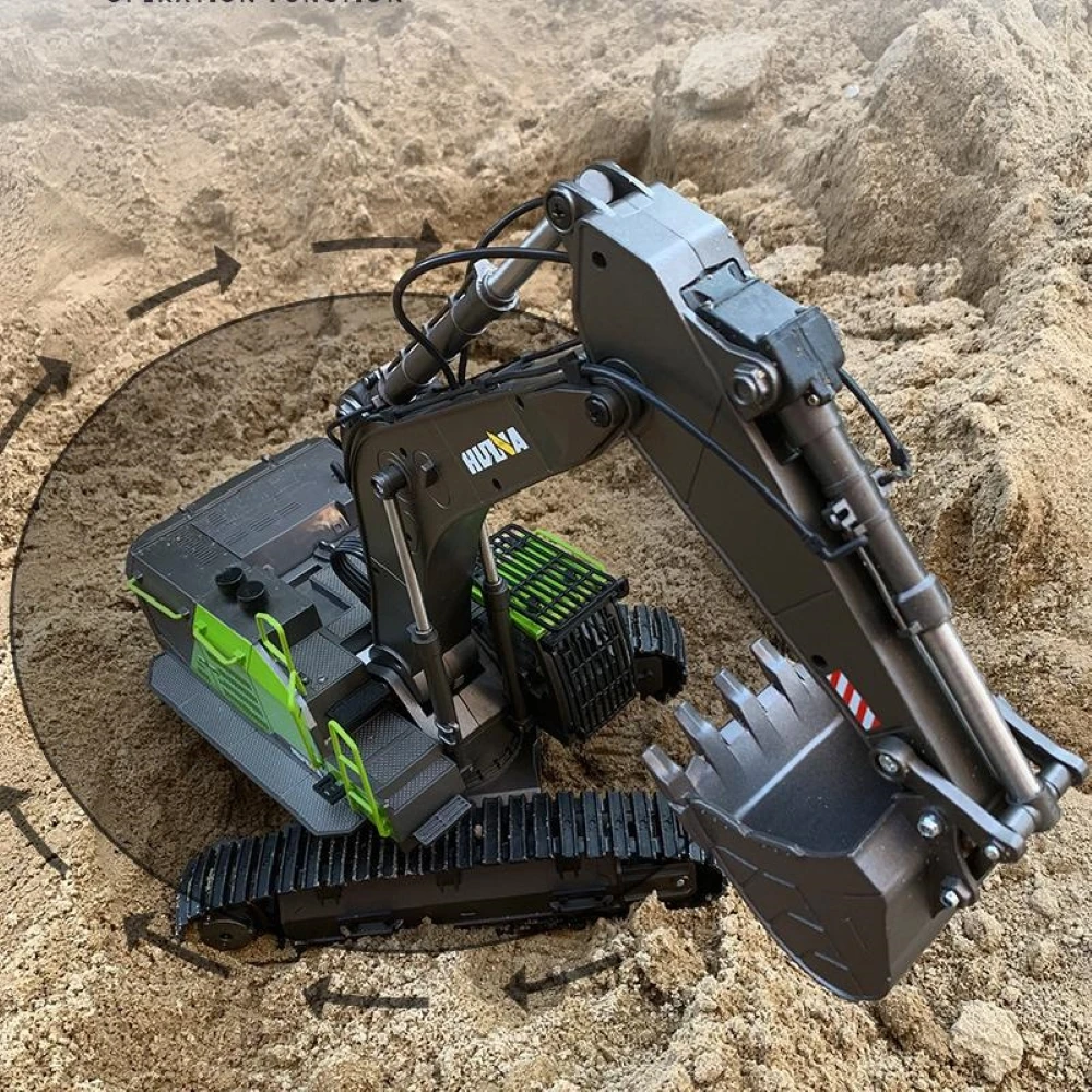 Rc Hobby Excavator - Радиоуправляемый экскаватор HUINA 1593 1/14, 22