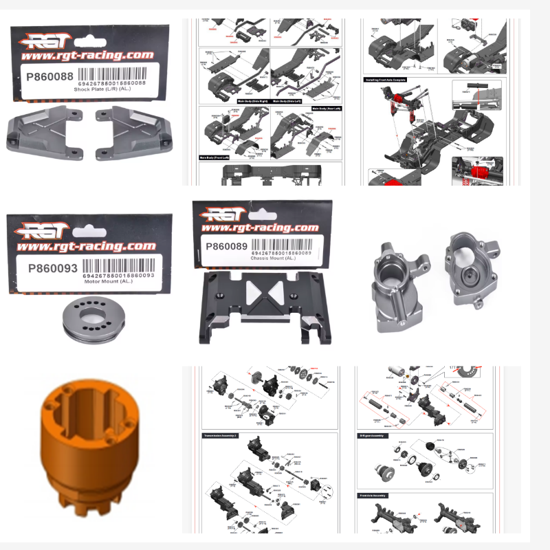 Rc Hobby Grade Crawler - Запасные части RGT P860086 P860088 P860089