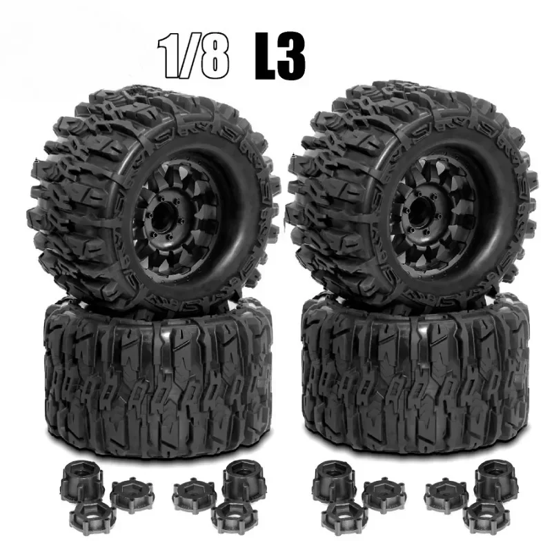 Rc Truck Monster - Комплект из 4 колес 1/8 с