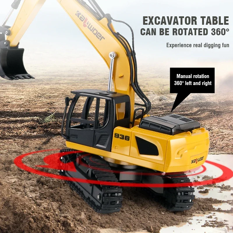 Huina Радиоуправляемый экскава – обзор и цена Rc Hobby Excavator