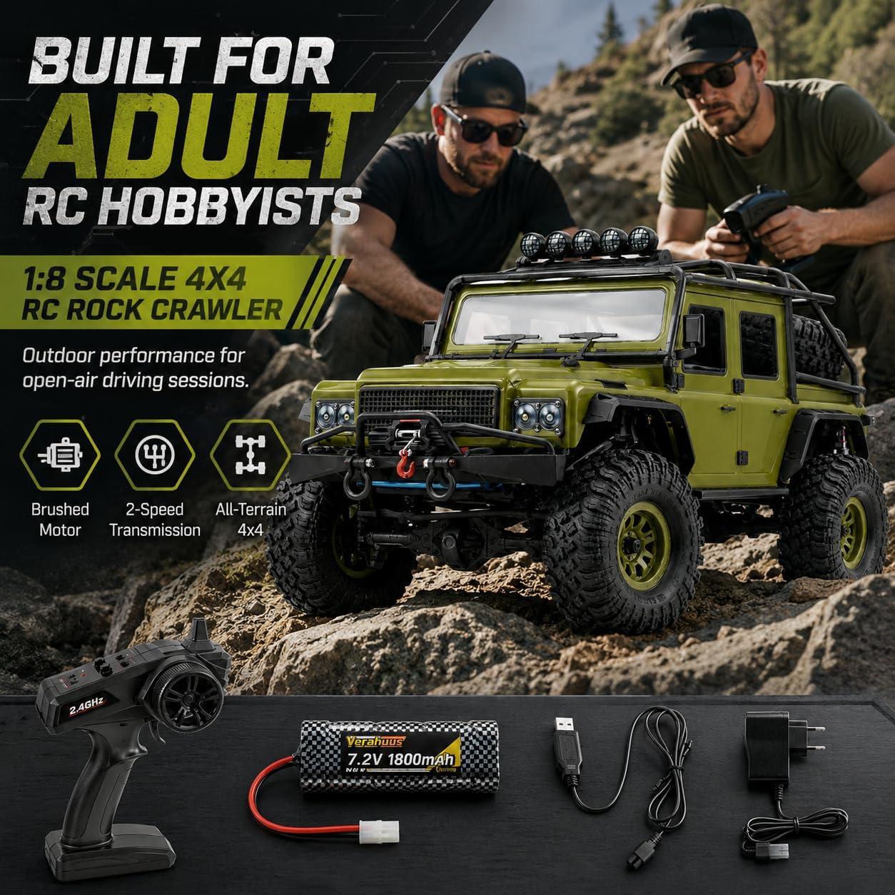 Радиоуправляемый грузовик для  – обзор и цена Rc Hobby Grade Crawler