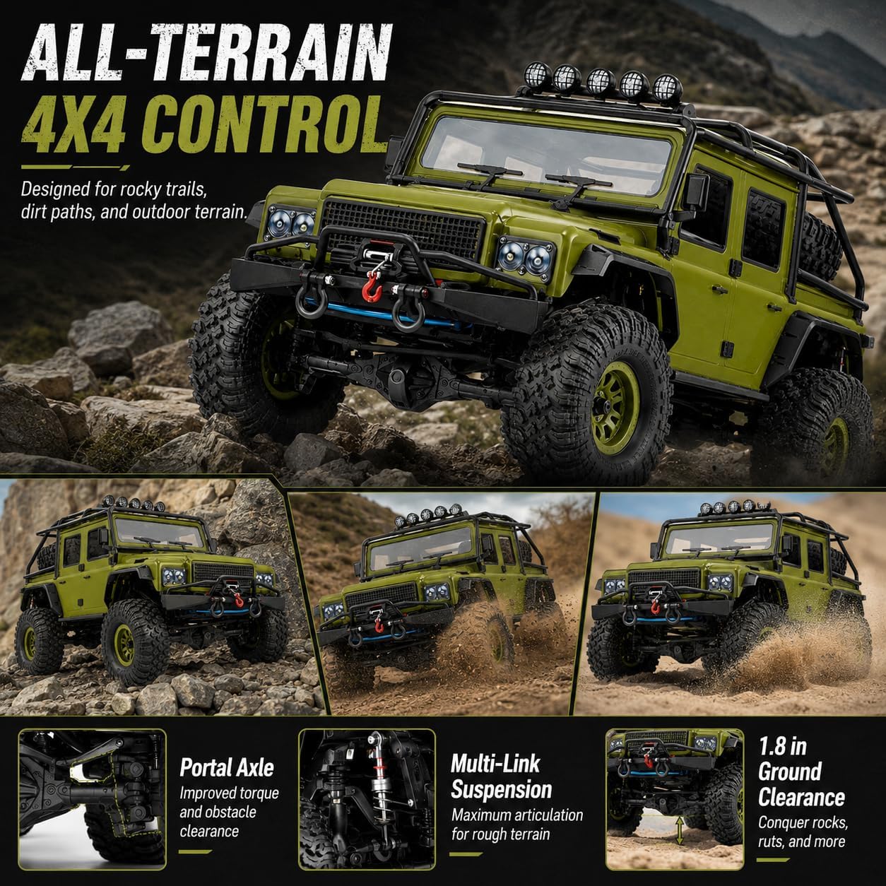 Радиоуправляемый грузовик для  – обзор и цена Rc Hobby Grade Crawler