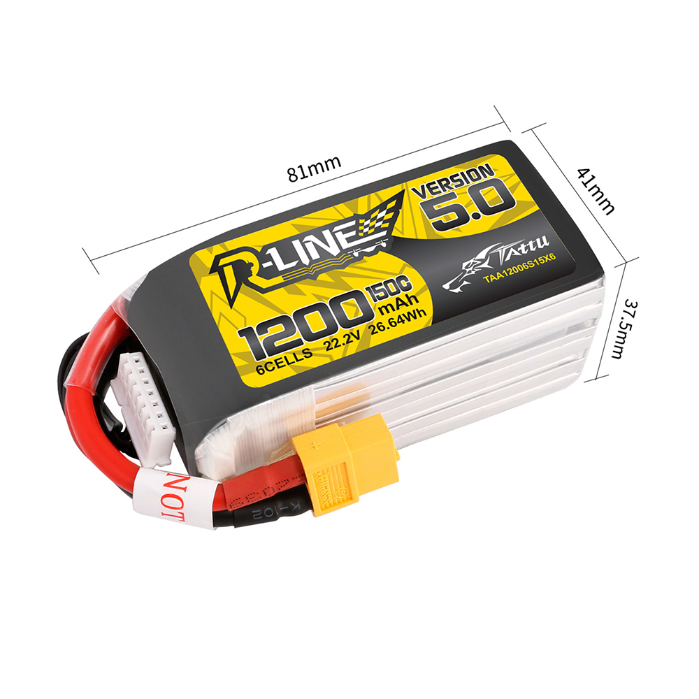 TATTU R-LINE 5,0 22,2 В 1200 м – обзор и цена Rc Hobby Line