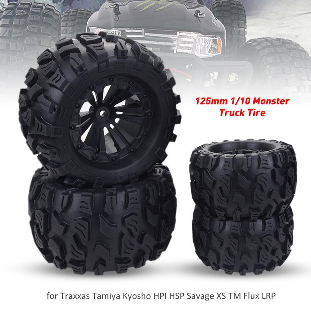 4 шт., резиновые шины для ради – обзор и цена Rc Truck Monster